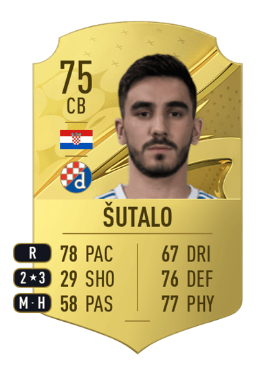 Josip Šutalo Rare 75 OVR