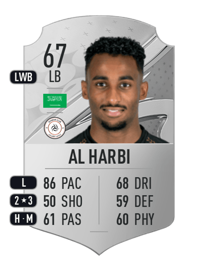 Muteb Al Harbi Rare 67 OVR