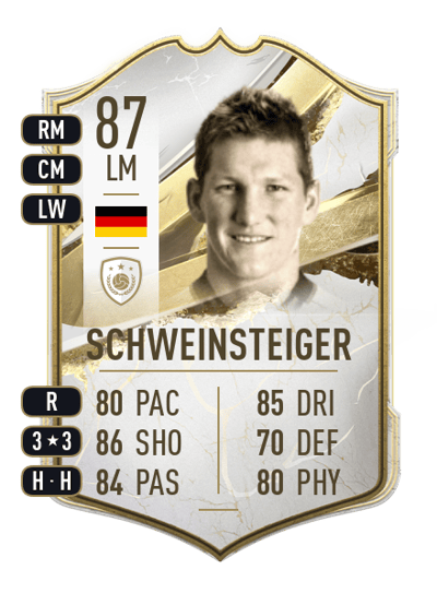 Bastian Schweinsteiger Icon 87 OVR