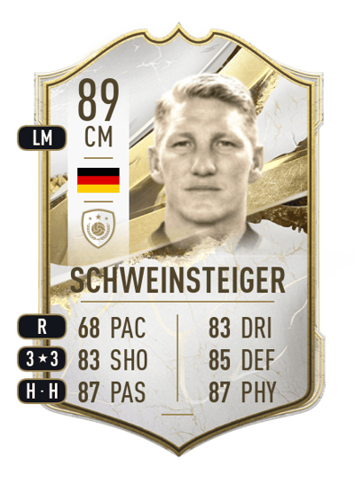Bastian Schweinsteiger Icon 89 OVR