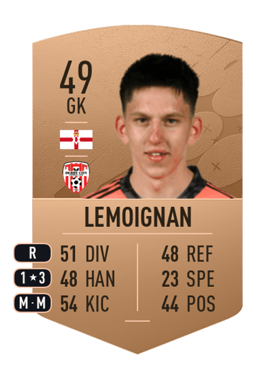 Jack Lemoignan Common 49 OVR