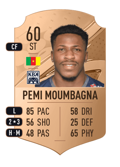 Faris Pemi Moumbagna Rare 60 OVR