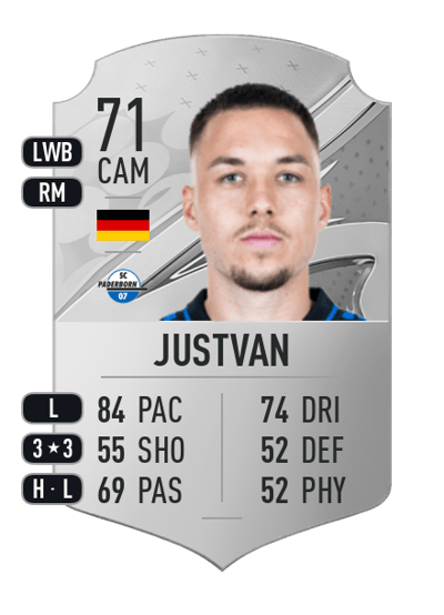 Julian Justvan Rare 71 OVR