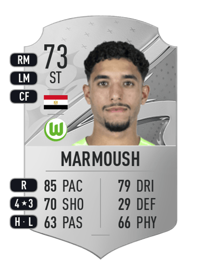 Omar Marmoush Rare 73 OVR