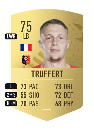 Adrien Truffert Common 75 OVR
