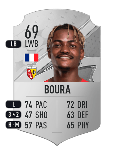 Ismaël Boura Rare 69 OVR