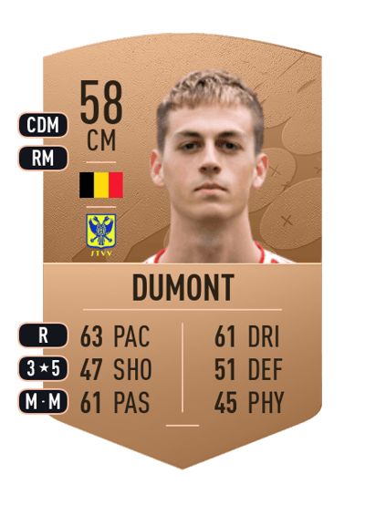 Olivier Dumont Common 58 OVR