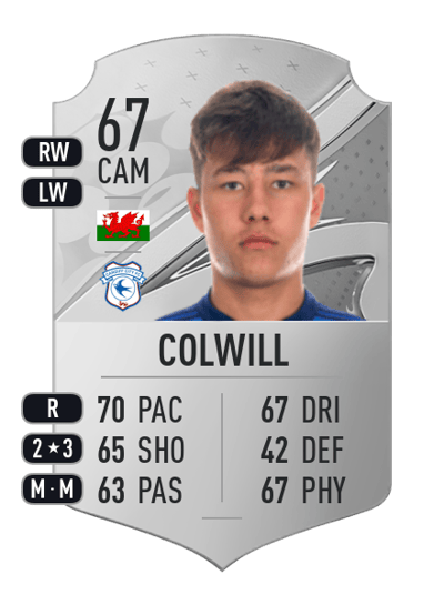 Rubin Colwill Rare 67 OVR