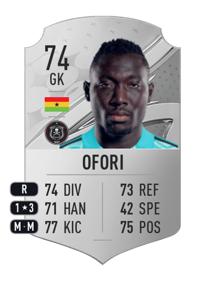 Richard Ofori Rare 74 OVR