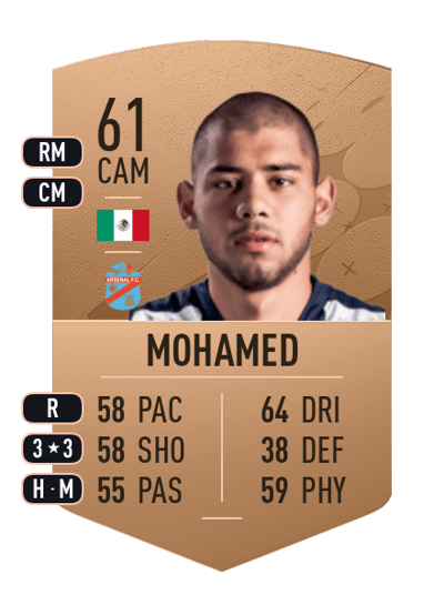 Shayr Mohamed Common 61 OVR