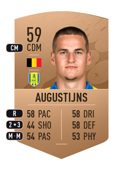 Sebbe Augustijns Common 59 OVR