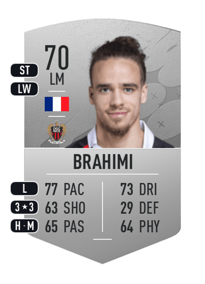 Billal Brahimi Common 70 OVR