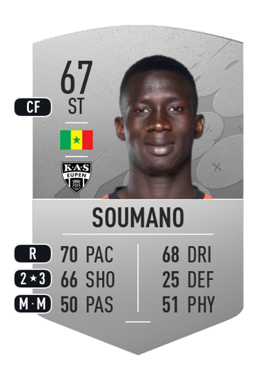Sambou Soumano Common 67 OVR