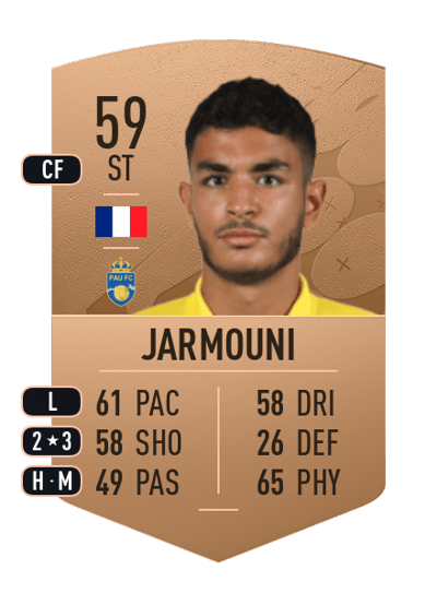 Walid Jarmouni Common 59 OVR