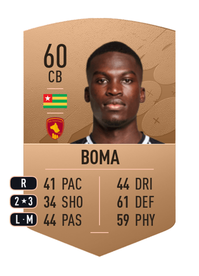 Kévin Boma Common 60 OVR