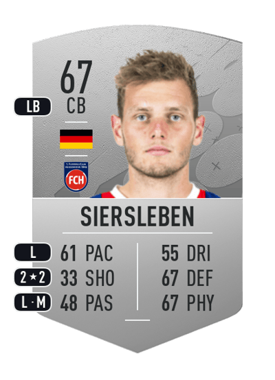 Tim Siersleben Common 67 OVR