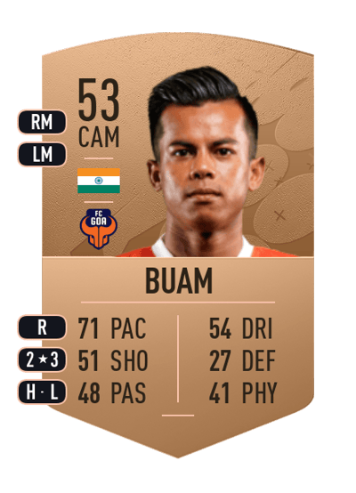 Phrangki Buam Common 53 OVR