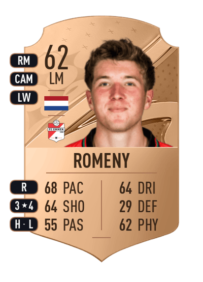 Ole Romeny Rare 62 OVR