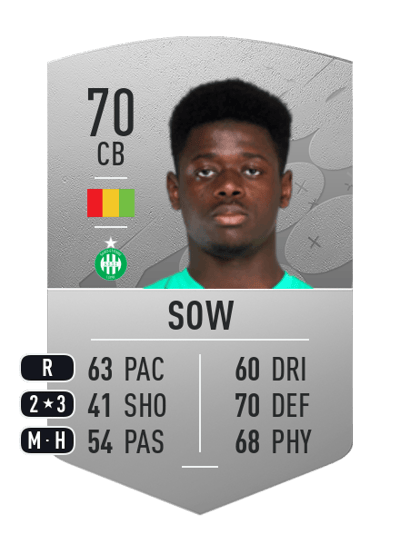 Saïdou Sow Common 70 OVR