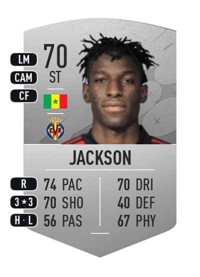 Nicolas Jackson Common 70 OVR