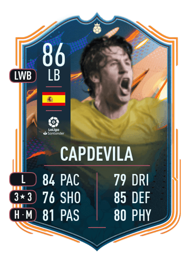 Capdevila FUT Heroes 86 OVR