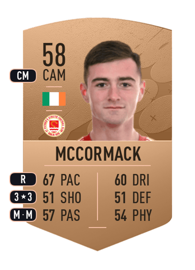 Ben McCormack Common 58 OVR