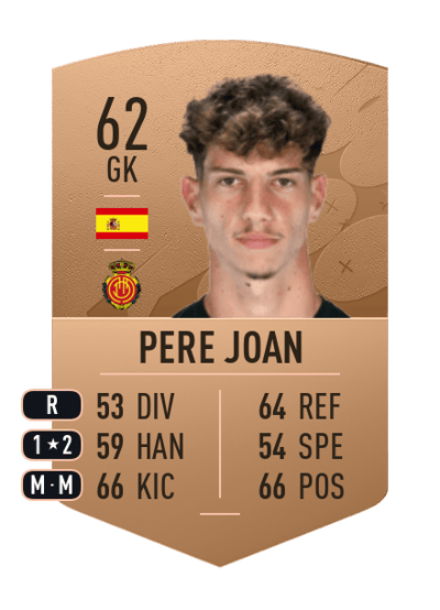Pere Joan Common 62 OVR
