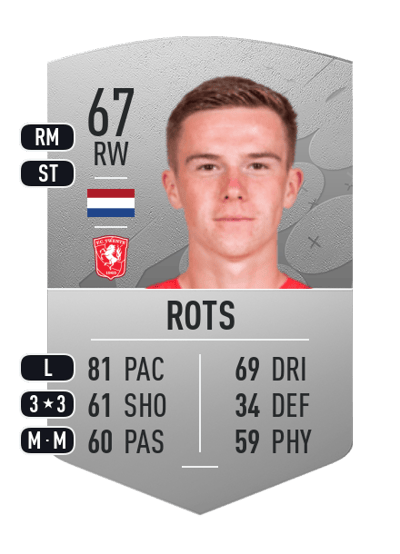 Daan Rots Common 67 OVR