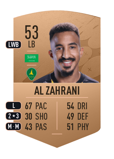Hazim Al Zahrani Common 53 OVR