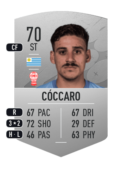 Matías Cóccaro Common 70 OVR