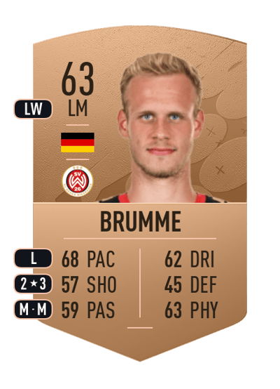 Lucas Brumme Common 63 OVR