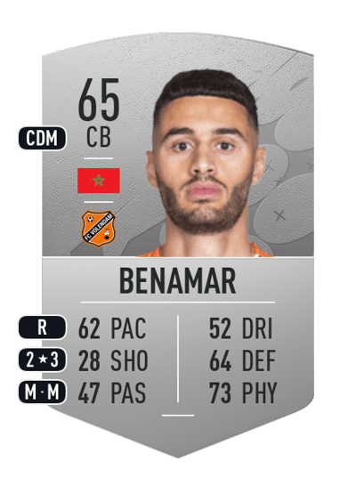 Benaissa Benamar Common 65 OVR