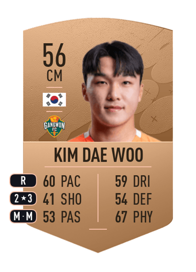 Kim Dae Woo Common 56 OVR