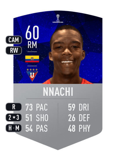 Gustavo Nnachi CONMEBOL SUDAMERICANA 60 OVR
