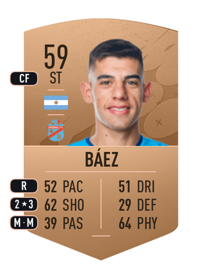 Bruno Báez Common 59 OVR