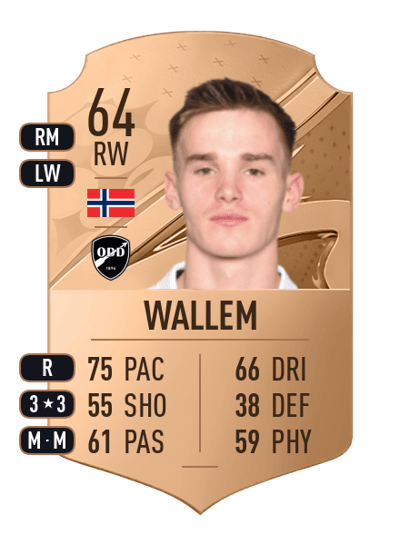 Conrad Wallem Rare 64 OVR