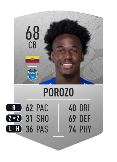 Jackson Porozo Common 68 OVR