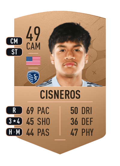 Osvaldo Cisneros Common 49 OVR