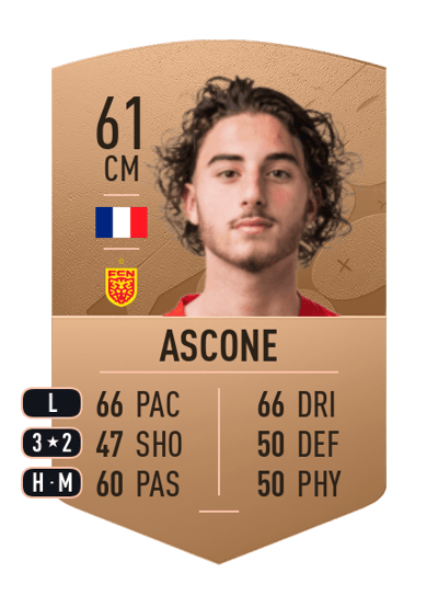 Rocco Ascone Common 61 OVR