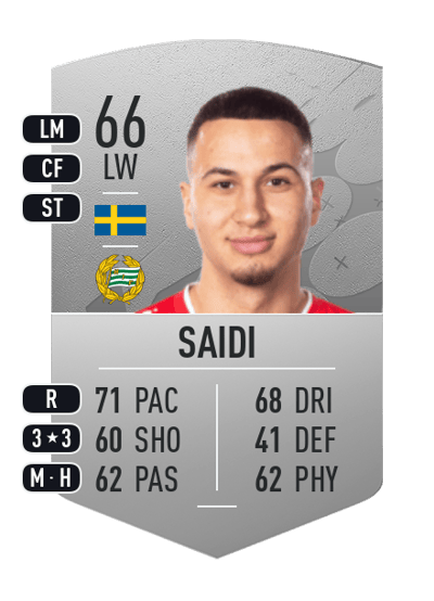 Abdelrahman Saidi Common 66 OVR