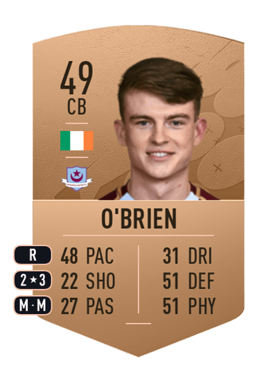 Sam O'Brien Common 49 OVR