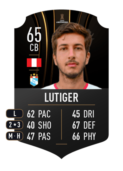 Rafael Lutiger CONMEBOL LIBERTADORES 65 OVR