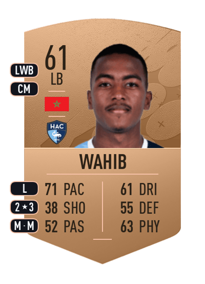 Abdelwahed Wahib Common 61 OVR