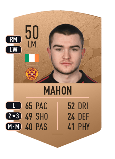 Robbie Mahon Common 50 OVR