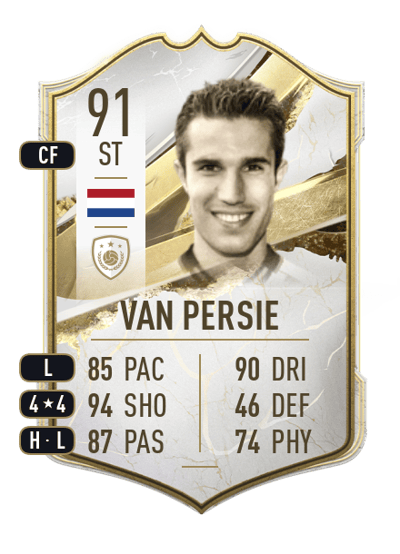 Robin van Persie Icon 91 OVR