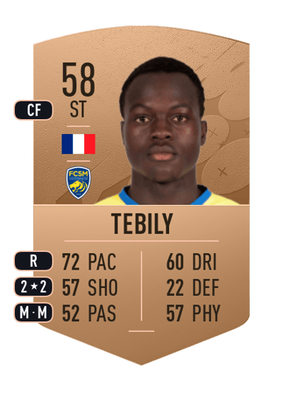 Hermann Tebily Common 58 OVR