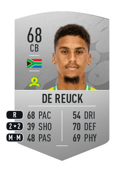 Rushine De Reuck Common 68 OVR