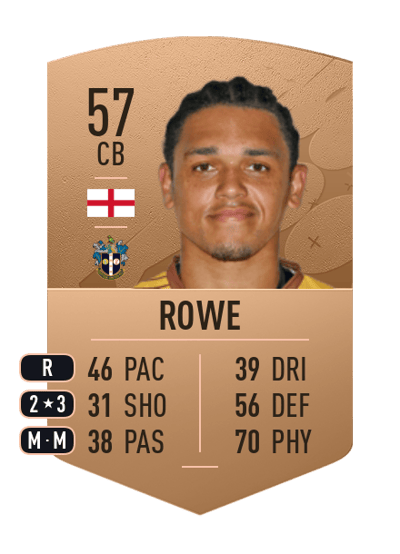 Coby Rowe Common 57 OVR