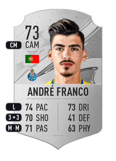 André Franco Rare 73 OVR