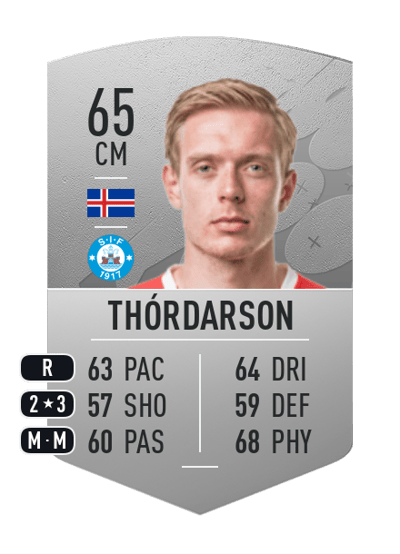 Stefán Teitur Thórdarson Common 65 OVR